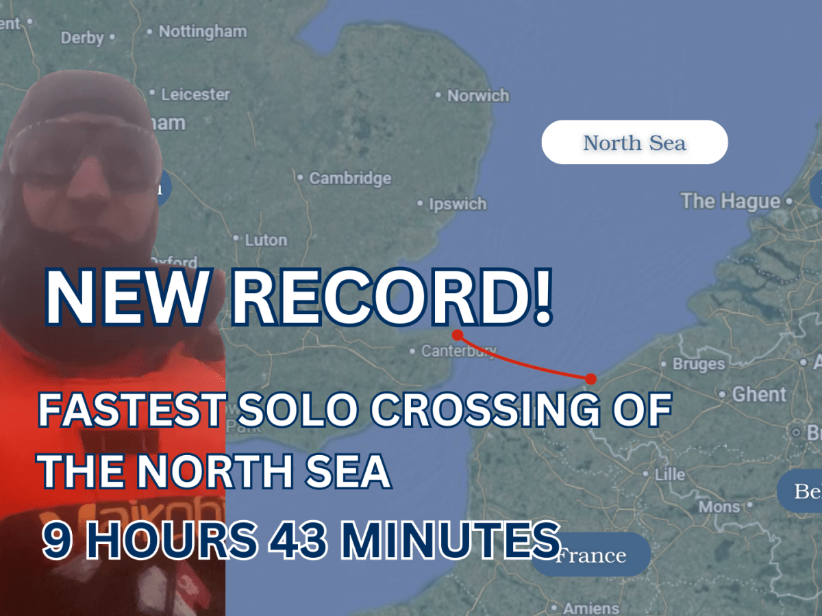 New record: crossing the North Sea in&nbsp;December